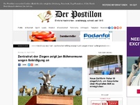 Bild zum Artikel: Zentralrat der Ziegen zeigt Jan Böhmermann wegen Beleidigung an
