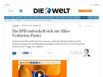 Bild zum Artikel: 'Sexistische' Werbung: Die SPD entwickelt sich zur Alles-Verbieten-Partei