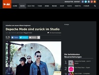 Bild zum Artikel: Depeche Mode sind zurück im Studio