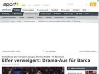 Bild zum Artikel: Drama pur: Atletico wirft Barca raus