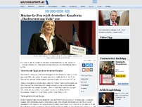 Bild zum Artikel: Marine Le Pen wirft deutscher Kanzlerin „Hochverrat am Volk“ vor