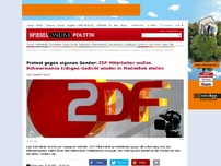Bild zum Artikel: Protest gegen eigenen Sender: ZDF-Mitarbeiter wollen Böhmermanns Erdogan-Gedicht wieder in Mediathek stellen