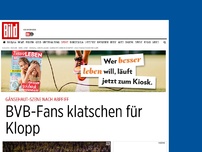 Bild zum Artikel: Gänsehaut-Szene nach Abpfiff - BVB-Fans klatschen für Jürgen Klopp