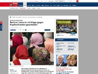 Bild zum Artikel: Fühlte sich diskriminiert - Berliner Lehrerin mit Klage gegen Kopftuchverbot gescheitert