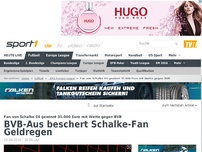Bild zum Artikel: BVB-Aus beschert Schalke-Fan Geldregen