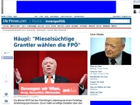 Bild zum Artikel: Häupl: 'Mieselsüchtige Grantler wählen die FPÖ'