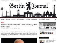 Bild zum Artikel: Helmut Kohl: Merkels Grenzöffnung war ein Fehler