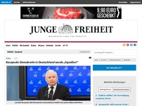 Bild zum Artikel: Kaczynski: Demokratie in Deutschland wurde „liquidiert“