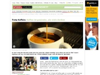 Bild zum Artikel: Trotz Koffein: Kaffee ist gesünder, als viele denken