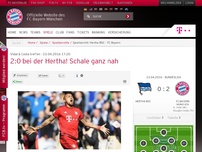 Bild zum Artikel: Vidal & Costa treffen:2:0 bei der Hertha! Schale ganz nah