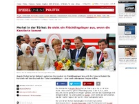 Bild zum Artikel: Merkel in der Türkei: So sieht ein Flüchtlingslager aus, wenn die Kanzlerin kommt