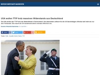 Bild zum Artikel: USA wollen TTIP trotz massiven Widerstands aus Deutschland