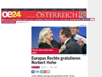 Bild zum Artikel: Rechte Europas grautlieren Hofer