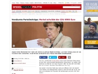 Bild zum Artikel: Versäumte Parteibeiträge: Merkel schuldet der CDU 9500 Euro