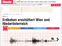 Bild zum Artikel: Stärke 4,1: Erdbeben erschüttert Wien und Niederösterreich