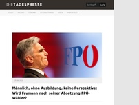 Bild zum Artikel: Männlich, ohne Ausbildung, keine Perspektive: Wird Faymann nach seiner Absetzung FPÖ-Wähler?