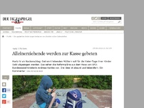 Bild zum Artikel: Alleinerziehende werden zur Kasse gebeten