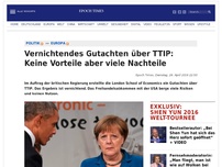 Bild zum Artikel: Vernichtendes Gutachten über TTIP: Keine Vorteile aber viele Nachteile