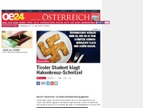 Bild zum Artikel: Tiroler Student klagt Hakenkreuz-Schnitzel