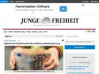 Bild zum Artikel: Afghanische Familie bezieht über 8.200 Euro Mindestsicherung