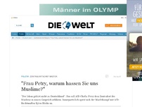 Bild zum Artikel: Zentralrats-Chef Mazyek: 'Frau Petry, warum hassen Sie uns Muslime?'