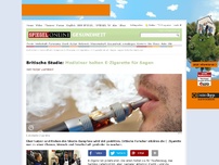 Bild zum Artikel: Britische Studie: Mediziner halten E-Zigarette für Segen
