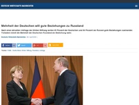 Bild zum Artikel: Mehrheit der Deutschen will gute Beziehungen zu Russland