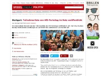 Bild zum Artikel: Stuttgart: Teilnehmerliste von AfD-Parteitag im Netz veröffentlicht