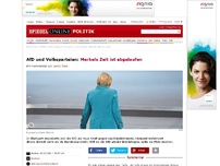 Bild zum Artikel: AfD und Volksparteien: Merkels Zeit ist abgelaufen