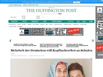 Bild zum Artikel: Mehrheit der Deutschen will Kopftuchverbot an Schulen