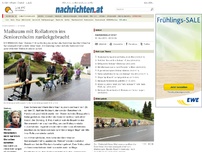 Bild zum Artikel: Gestohlenen Maibaum mit Rollatoren ins Seniorenheim zur?ckgebracht