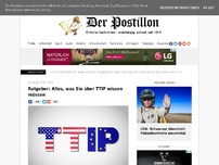 Bild zum Artikel: Ratgeber: Alles, was Sie über TTIP wissen müssen