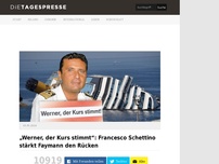 Bild zum Artikel: „Werner, der Kurs stimmt“: Francesco Schettino stärkt Faymann den Rücken