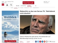 Bild zum Artikel: Knalleffekt: Servus TV stellt Betrieb ein