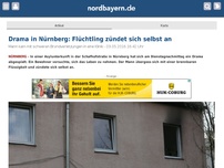 Bild zum Artikel: Drama in Nürnberg: Flüchtling zündet sich selbst an