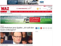 Bild zum Artikel: CDU-Politiker Jens Spahn: 'Ich will den Islam einbürgern'