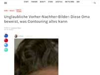 Bild zum Artikel: Video-Beweis: Diese Oma zeigt, was Contouring kann