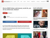 Bild zum Artikel: Wie du DIESE Farben wahrnimmst, verrät dir, wie alt du wirklich bist. Wetten?