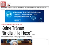Bild zum Artikel: Margot Honecker (89) - Keine Tränen für die „lila Hexe“...