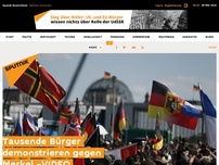 Bild zum Artikel: Tausende Rechtsradikale demonstrieren gegen Merkel – Live aus Berlin