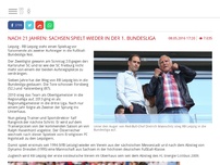 Bild zum Artikel: Nach 21 Jahren: Sachsen spielt wieder in der 1. Bundesliga