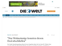 Bild zum Artikel: Visa-Freiheit: 'Nur Wahnsinnige konnten diesen Deal abschließen'