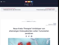 Bild zum Artikel: Neue Krebs-Therapie? Antikörper von ehemaligen Krebspatienten sollen Tumorzellen zerstören