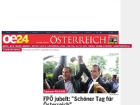 Bild zum Artikel: FPÖ jubelt: 'Schöner Tag für Österreich'