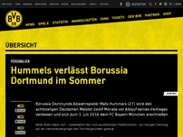 Bild zum Artikel: Hummels verlässt Borussia Dortmund im Sommer