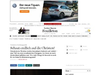 Bild zum Artikel: Verkehrte Flüchtlingspolitik: Schaut endlich auf die Christen!