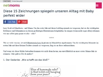 Bild zum Artikel: Diese 15 Zeichnungen spiegeln unseren Alltag mit Baby perfekt wider