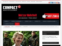 Bild zum Artikel: Flinten-Uschi will Bundeswehr mit tausenden Soldaten aufstocken – auch mit Migranten?