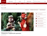 Bild zum Artikel: 'Pittiplatschs' Puppenmutter gestorben