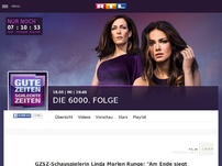 Bild zum Artikel: GZSZ-Schauspielerin Linda Marlen Runge: 'Am Ende siegt die Wahrheit'